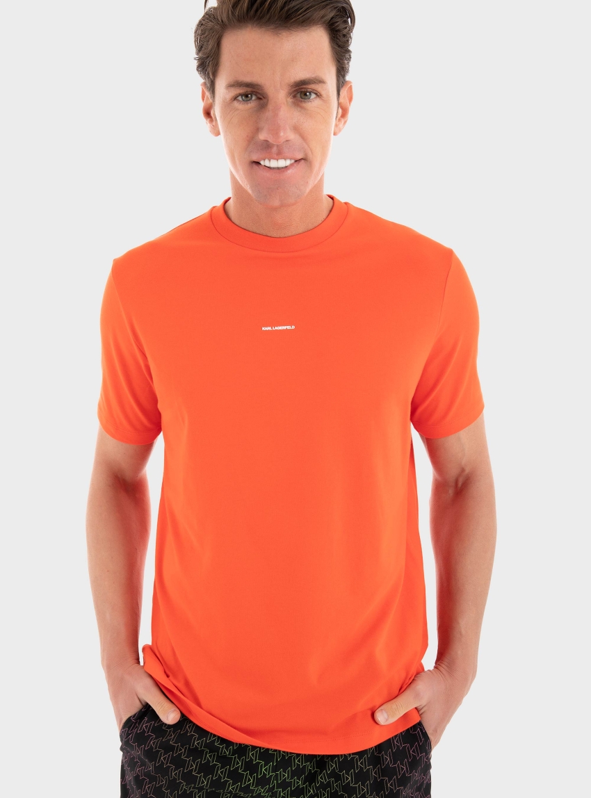 Karl Lagerfeld Crewneck T-Shirt - Red