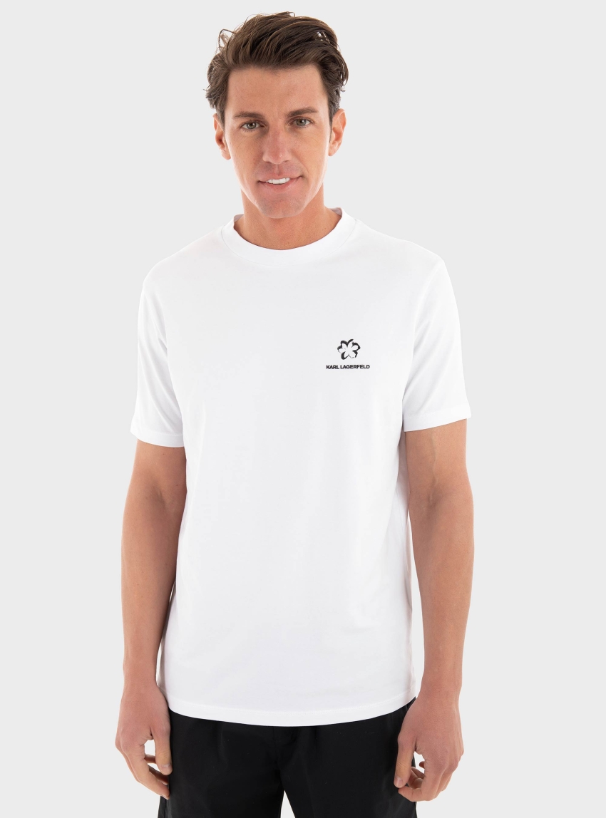 Karl Lagerfeld Crewneck T-Shirt - White