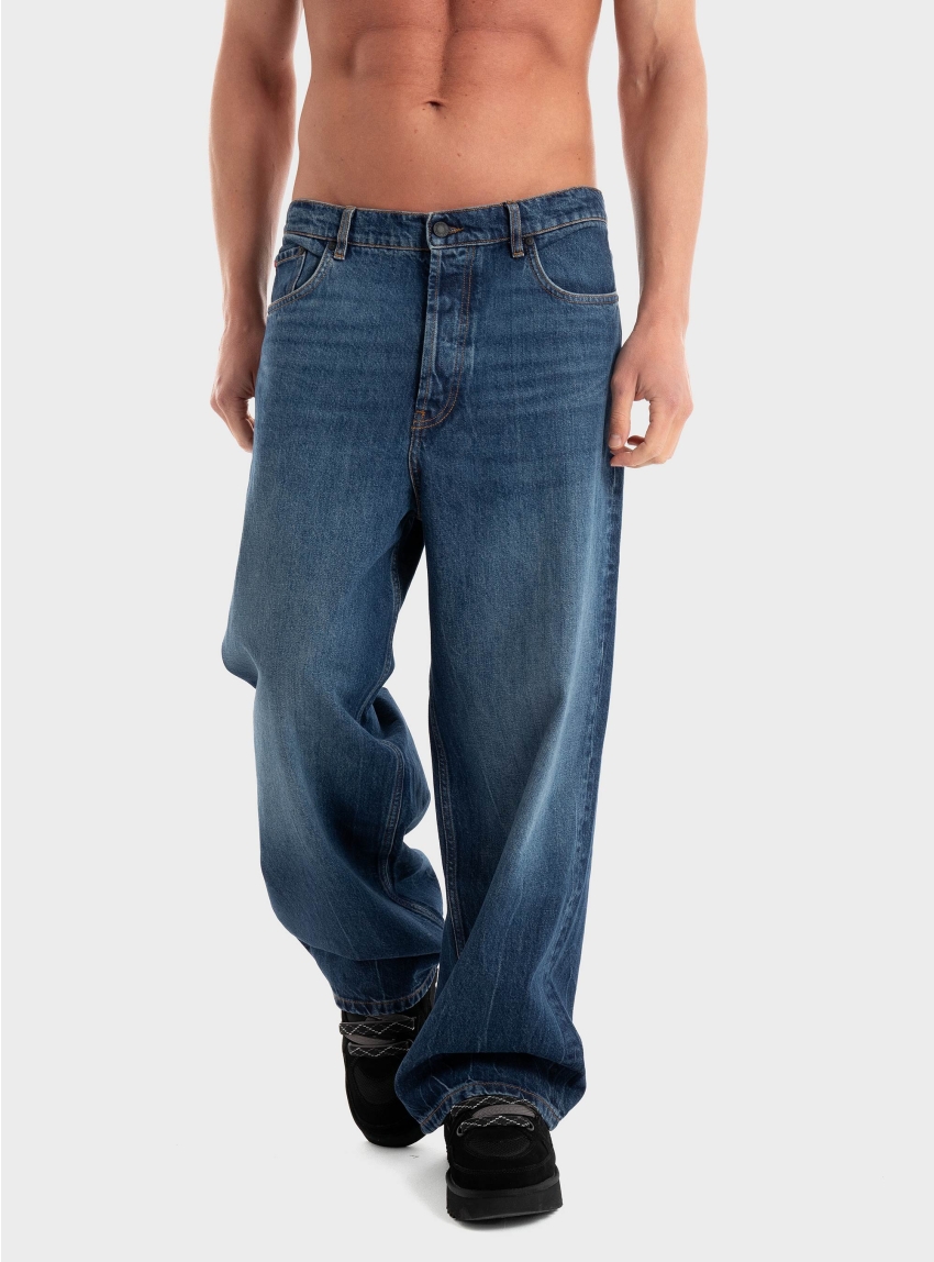 HUGO Loose Baggy Fit Jeans HUGO 258 - Dark Aged Denim