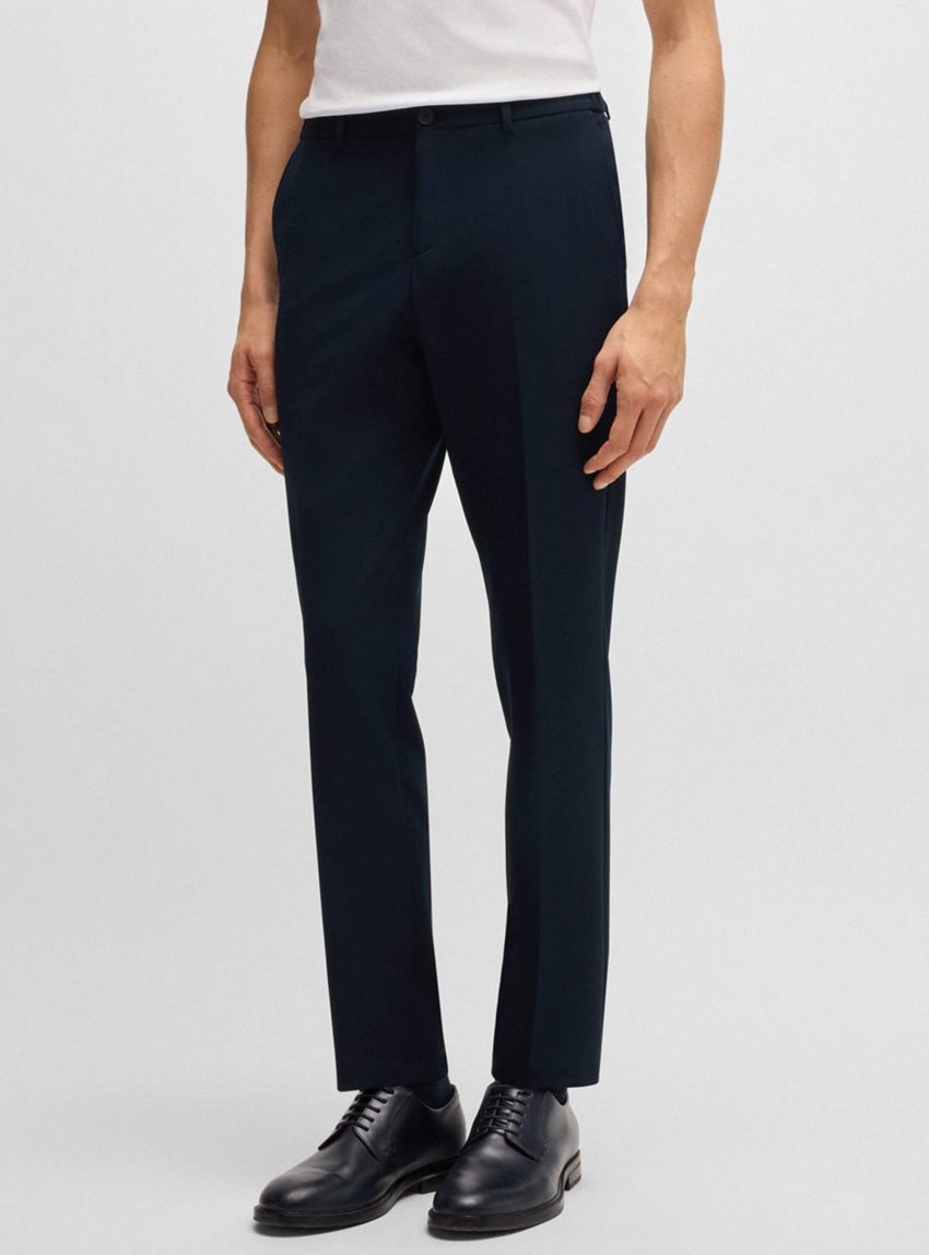 BOSS Slim Fit Trousers P-Genius-EL-WG-251F - Dark Blue