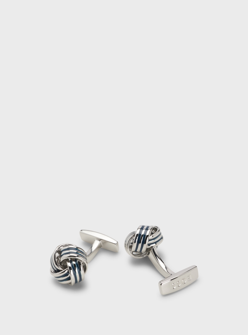 BOSS Cufflinks B-KNOT-CUF - Blue