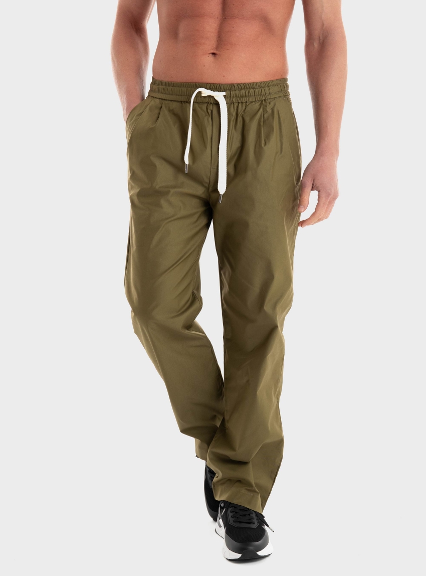 Gianni Lupo Loose Pants - Olive