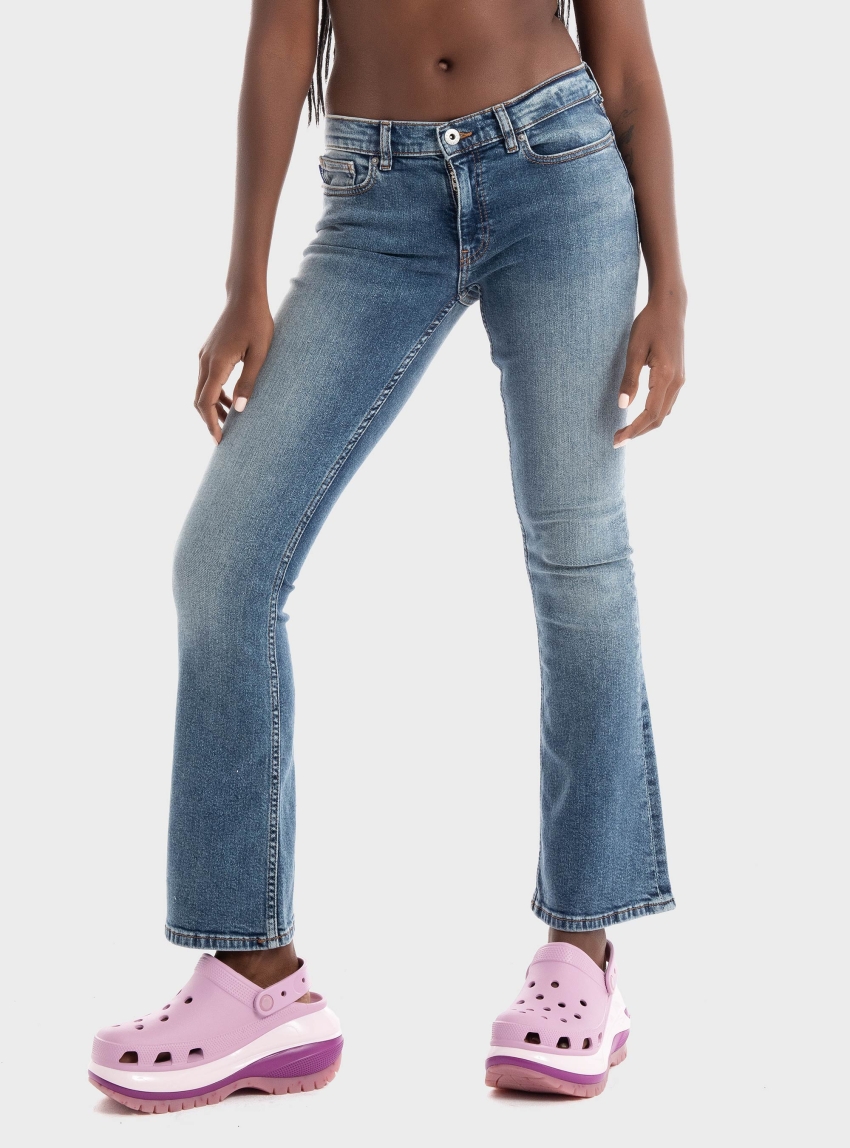 HUGO Flared Jeans Getti_2_B - Dark Aged Denim