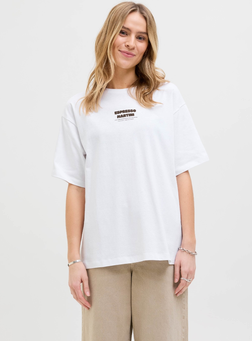 JJXX Ebba Loose Fit Tee - Brown