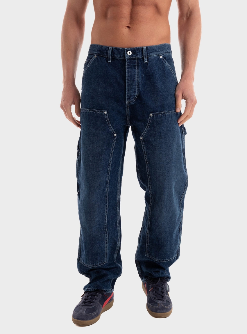 HUGO Loose Fit Jeans Carpenter/2 - Unwashed Denim