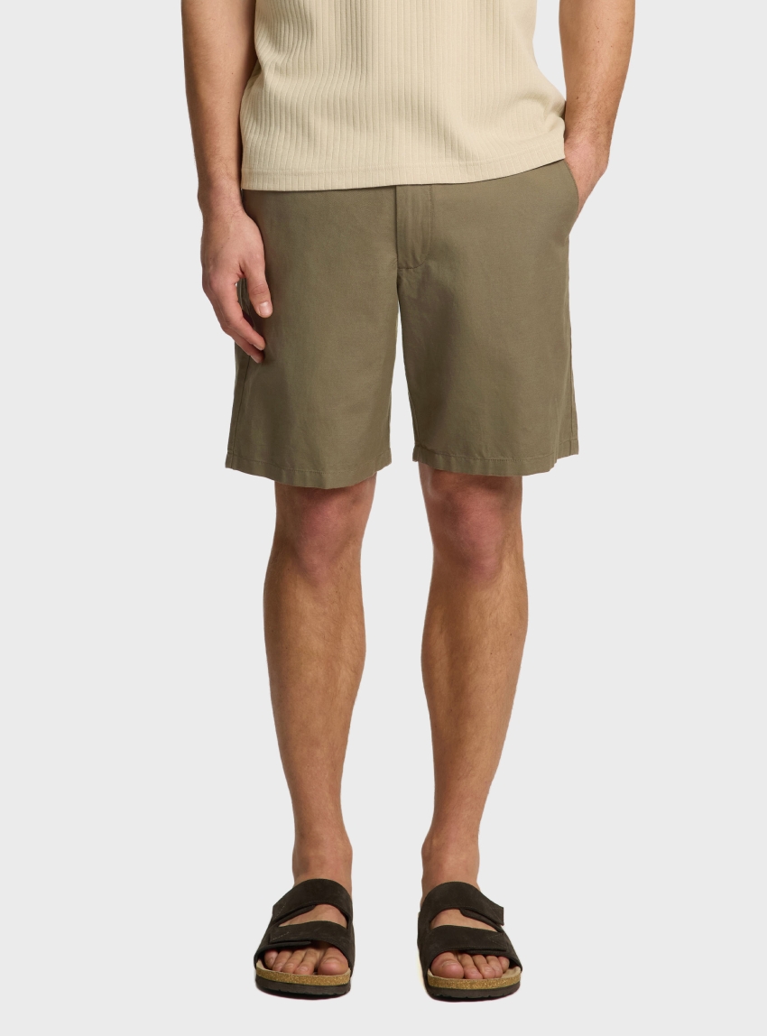 Selected Regular-Miles Sun Shorts - Olive 