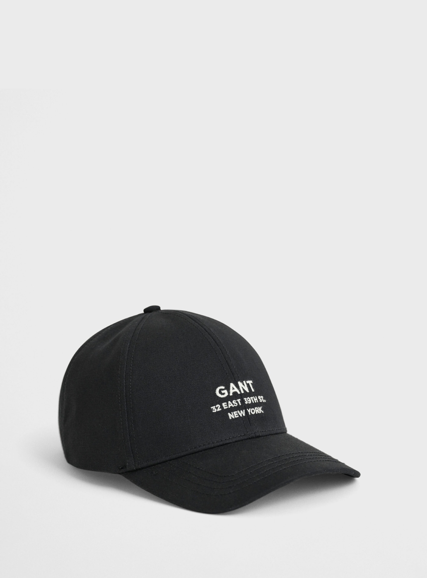 Gant Small Script Graphic Cap - Black