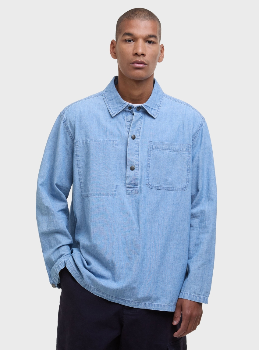 Barbour Markham Denim Smock Shirt - Denim