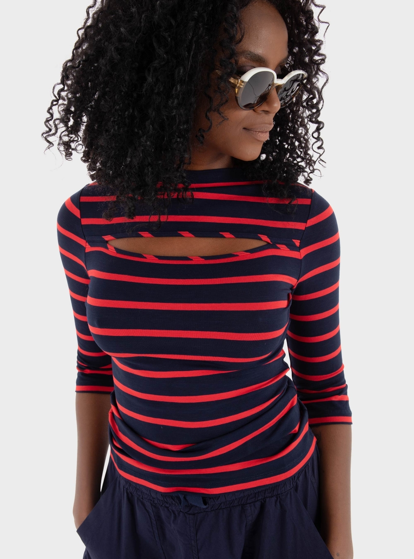 Ioanna Kourbela Sea Anchop' Top - Blue