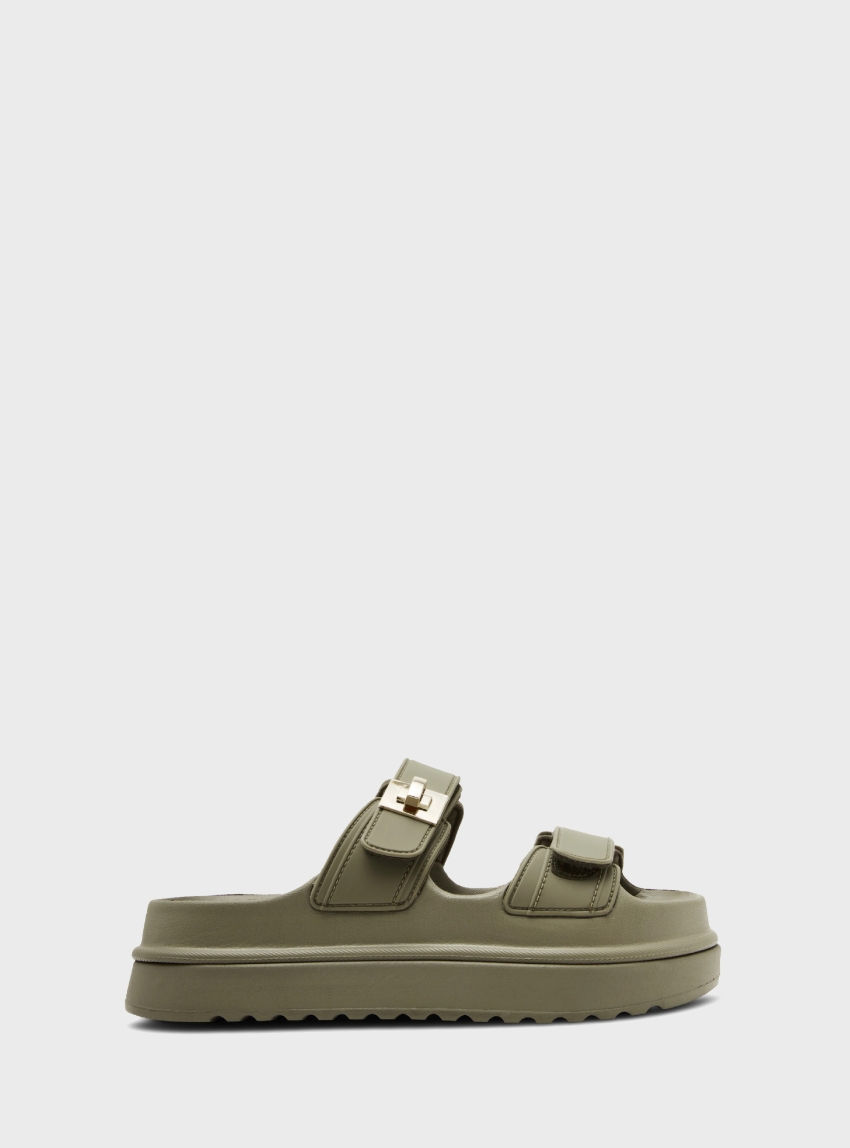 Steve Madden Bigschmona Sandals - Olive 