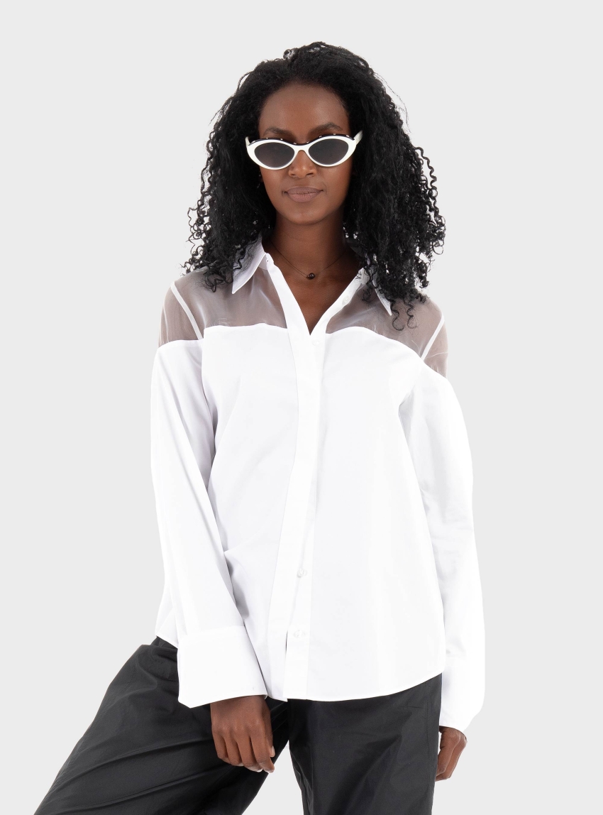 HUGO Regular Fit Shirt Emperyal - White