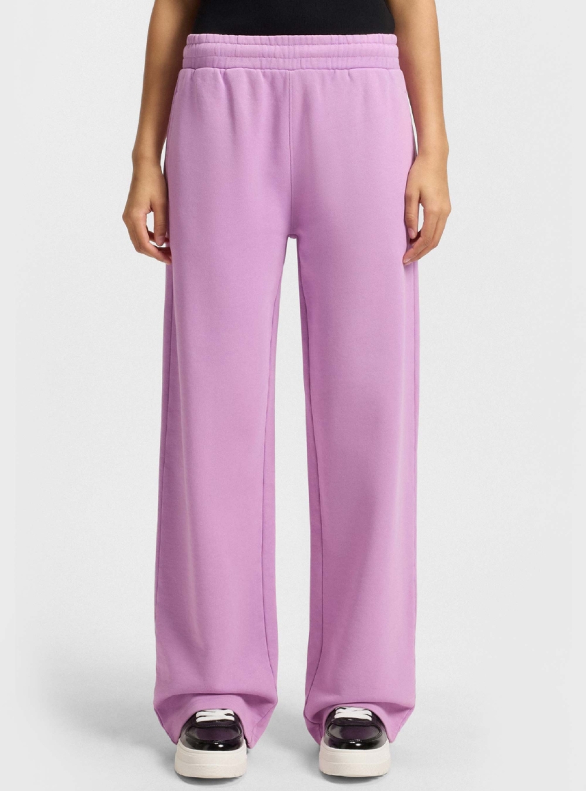HUGO Loose-Fit Tracksuit Bottoms In Cotton Terry Nolasa_B - Lilac