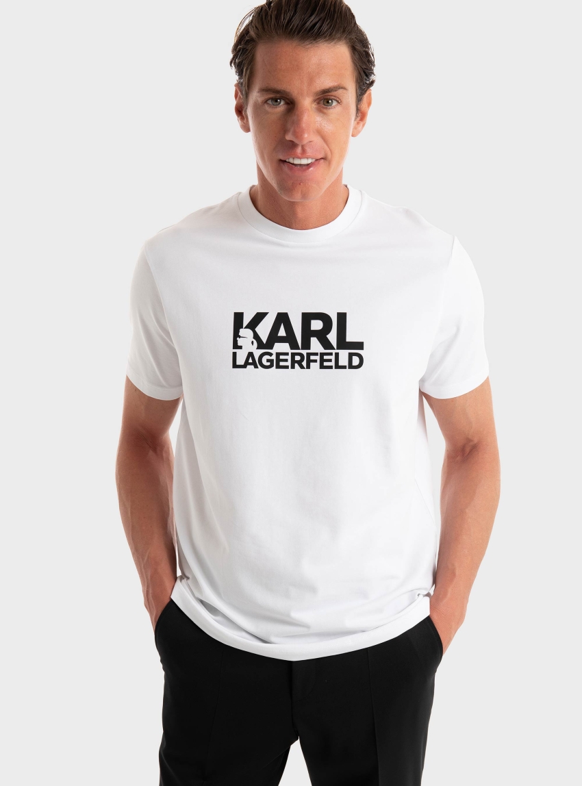 Karl Lagerfeld Regular Fit T-Shirt - White