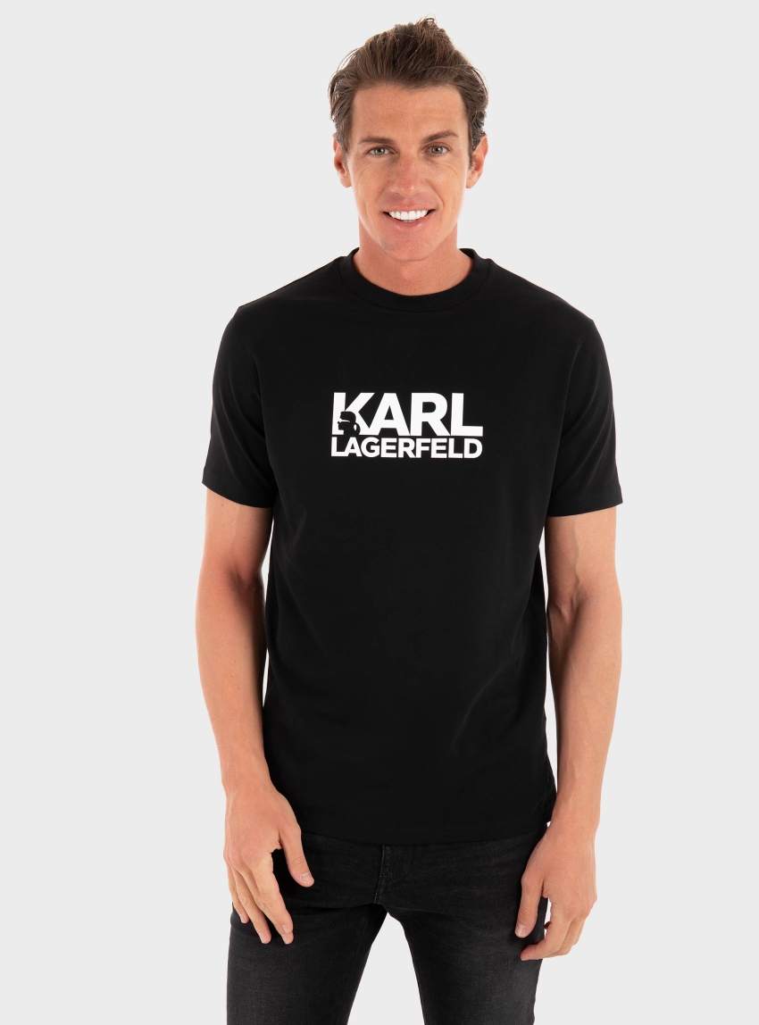 Karl Lagerfeld Regular Fit T-Shirt - Black