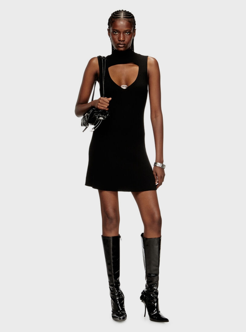 Diesel M-Oloni-Short Dress - Black