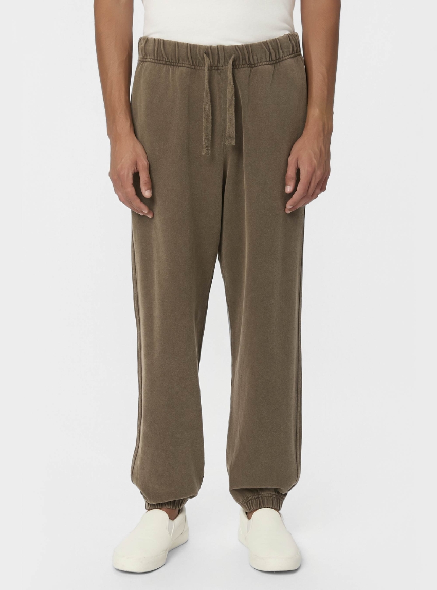 Dirty Laundry Relaxed Cuffed Sweatpants - Light Brown