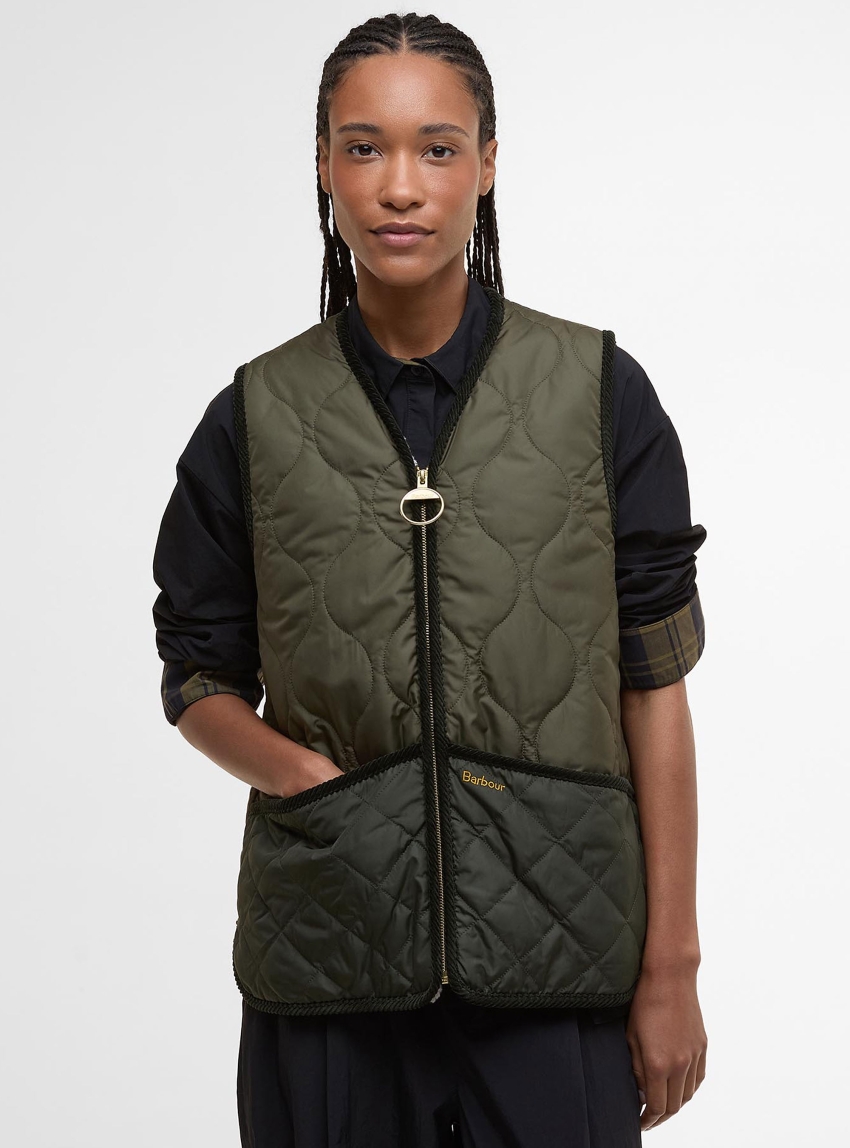 Barbour Klara Liner - Dark Olive Green