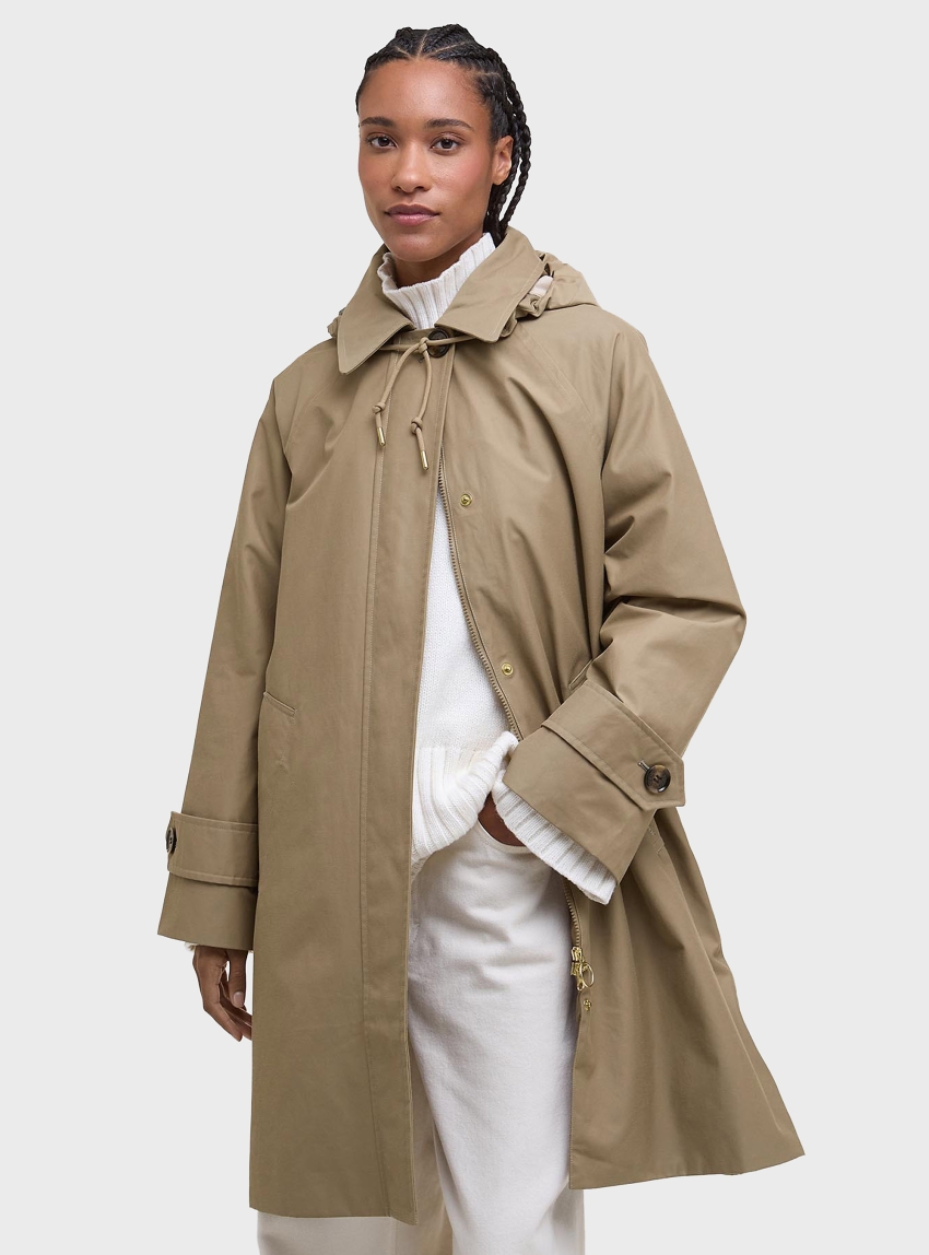 Barbour Sadie Waterproof Jacket - Dark Beige