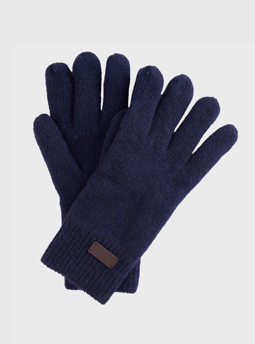 Barbour Carlton Knitted Gloves - Navy