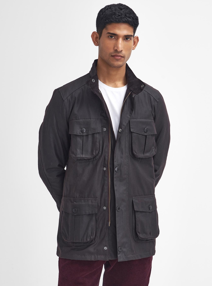 Barbour Corbridge Waxed Jacket - Brown