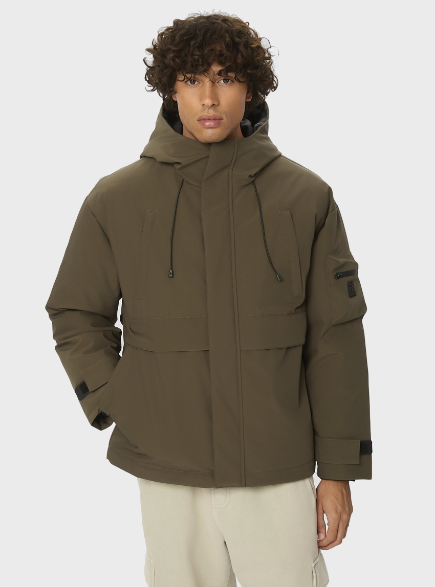 Dirty Laundry Hooded Jacket - Khaki