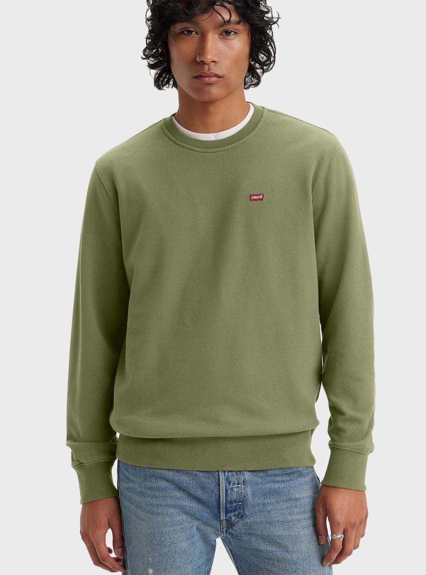 Levi's Original Housemark Crewneck Sweatshirt - Light Green