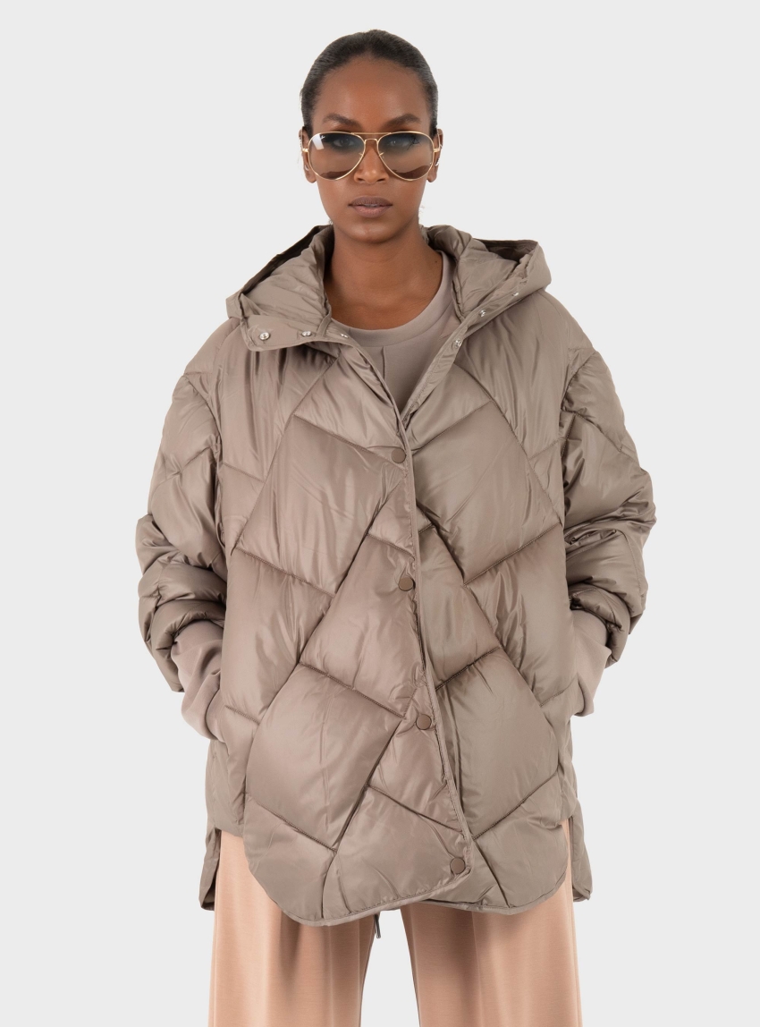 JJXX Nova Ella Quilted Jacket - Light Brown
