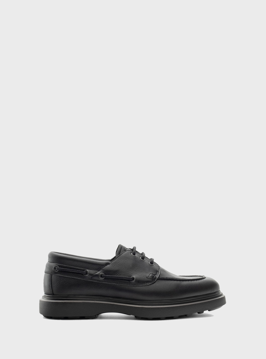 Ambitious Lorenzo Boat Shoes - Black