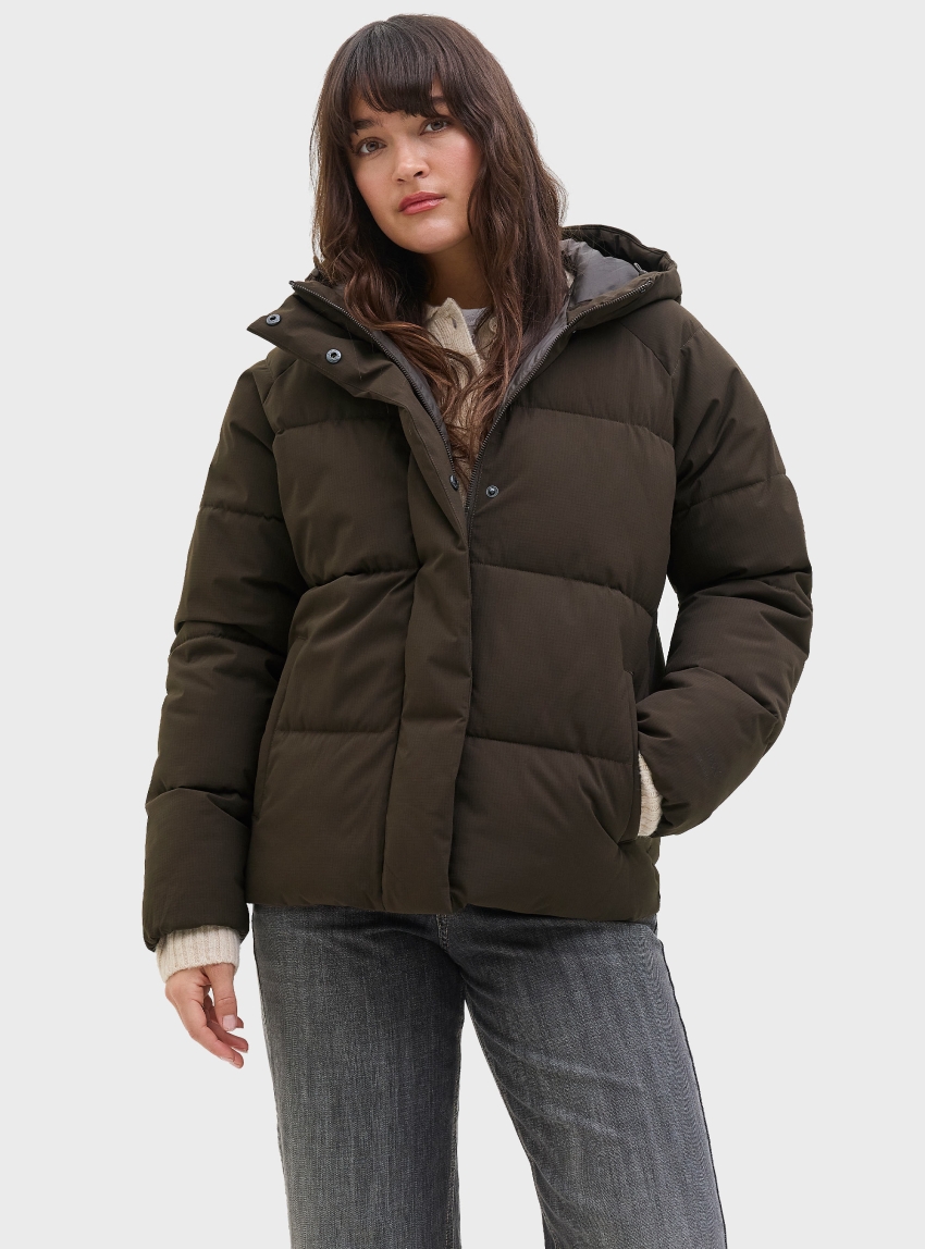 JJXX Global Puffer Jacket - Brown
