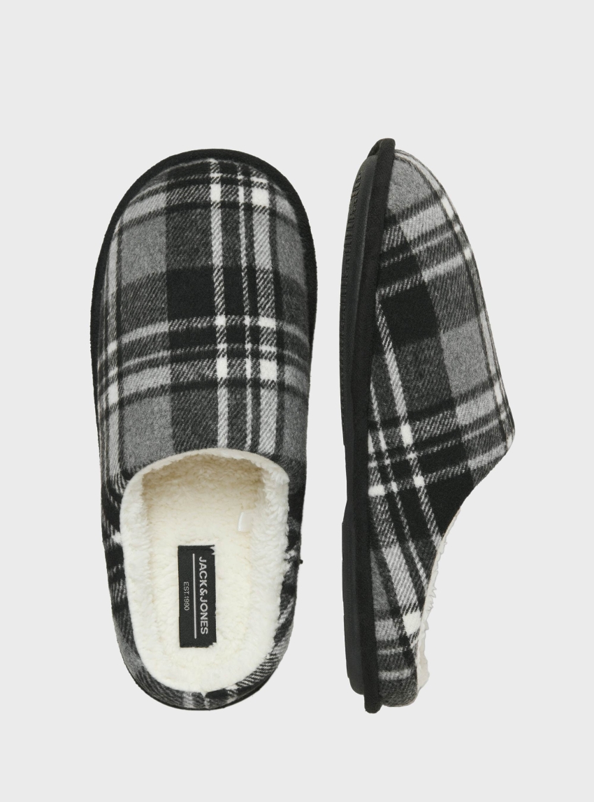 Jack & Jones Murphy Mule Home Slippers - Anthracite