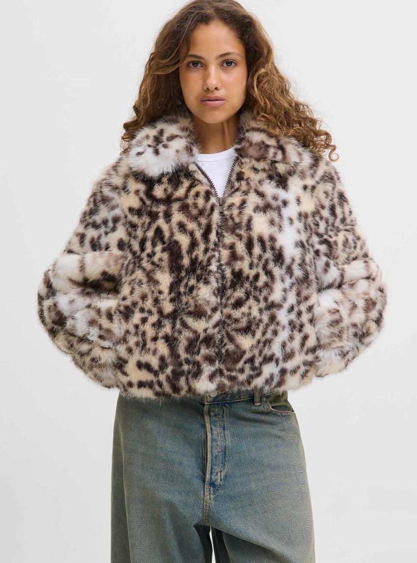 JJXX Tania Leo Jacket - Leopard Print