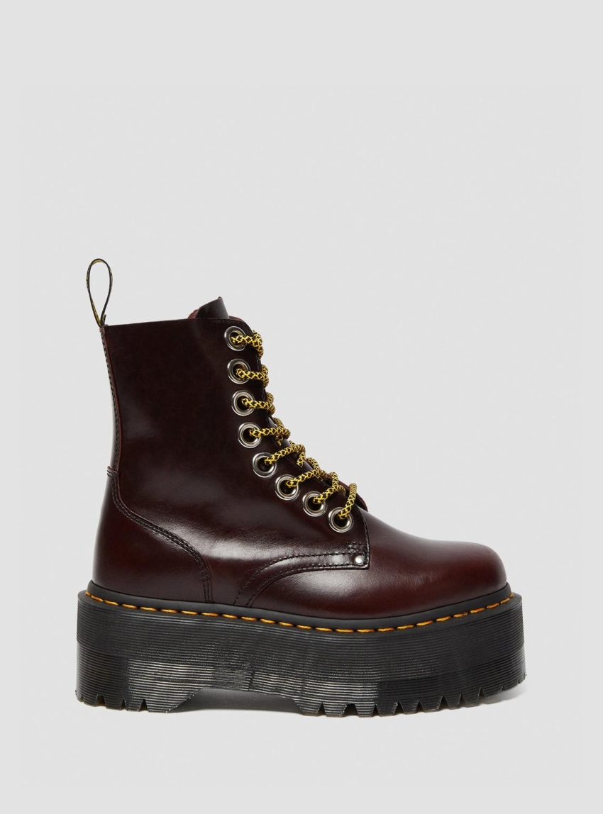 Dr Martens Jadon Max Platform Boots Bordeaux